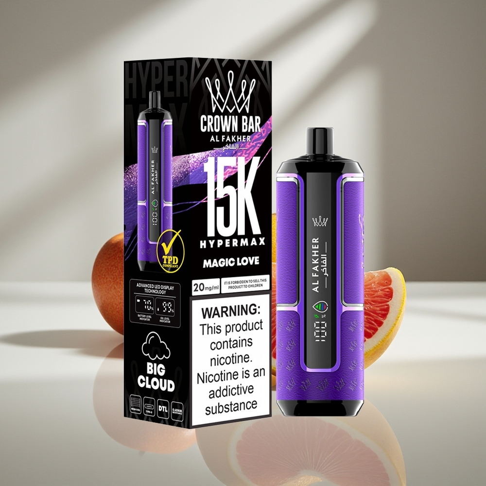 Al Fakher Crown Bar 15K Hypermax Волшебная Любовь 22мл Тип-C