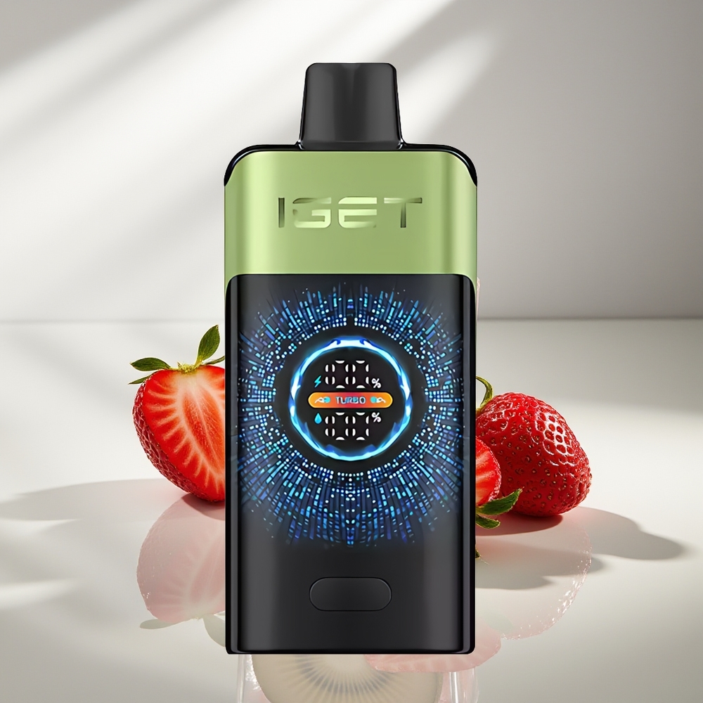 IGET ONE 12000 Клубнично-Киви Лед с Двойной Сеткой и Цветным Экраном