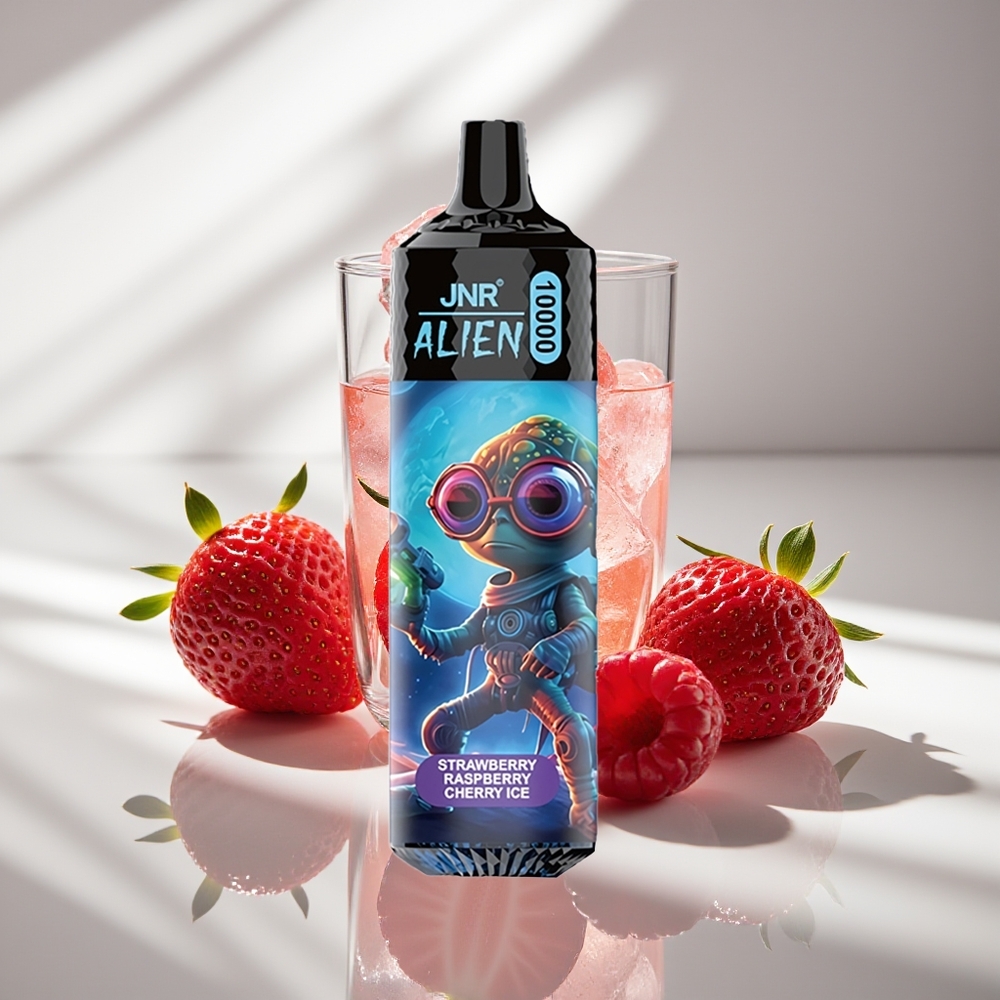 JNR Alien 10000 Клубничная Малиновая Вишня Лёд с RGB и Быстрой Зарядкой