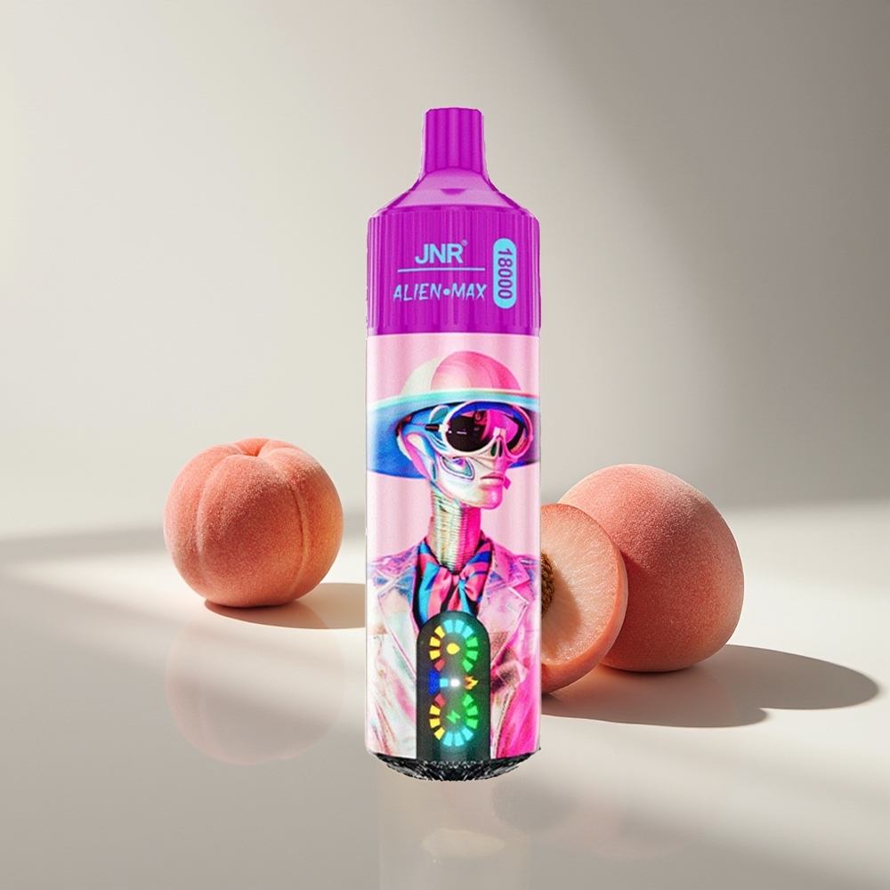 JNR Alien Max 18000 Белый Персик Малина Двойная Сетка Быстрая Зарядка