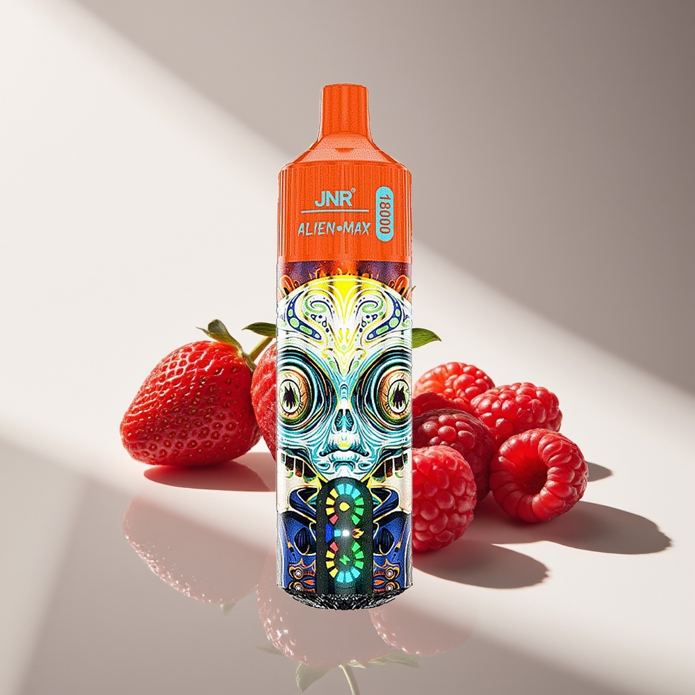 JNR Alien Max 18000 Клубничная Малиновая Вишня с Двойной Сеткой и Быстрой Зарядкой