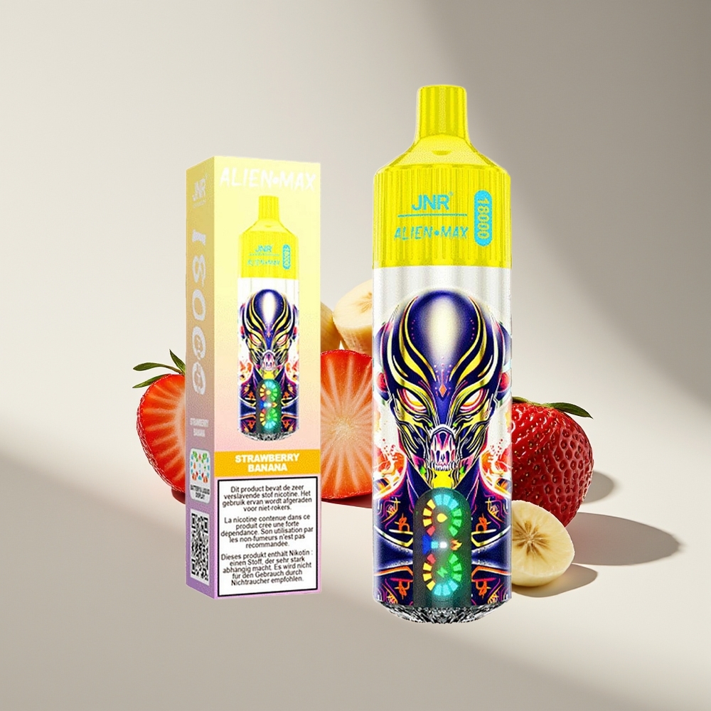 JNR Alien Max 18000 Клубничный Банан Dual Mesh  Type-C