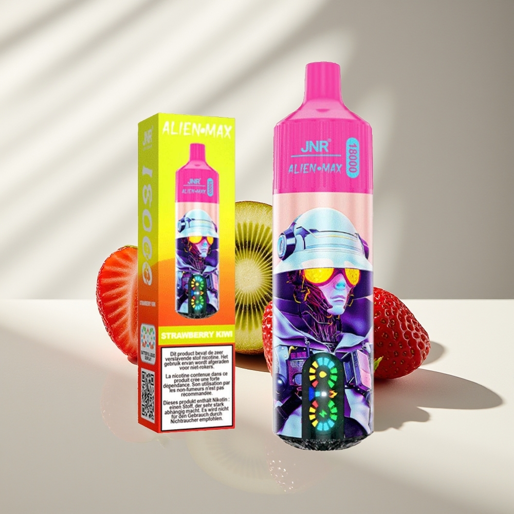 JNR Alien Max 18000 Клубничный Киви с Двойной Сеткой и Быстрой Зарядкой