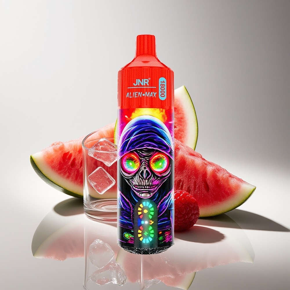 JNR Alien Max 18000 Малиновая Арбузная Лёд с Dual Mesh и Type-C