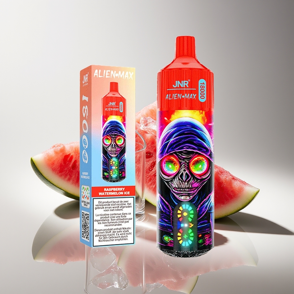 JNR Alien Max 18000 Малиновая Арбузная Лёд с Dual Mesh и Type-C
