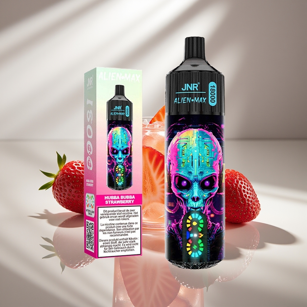 JNR Alien Max 18000 Хабба Бубба Клубника Двойная Сетка Быстрая Зарядка