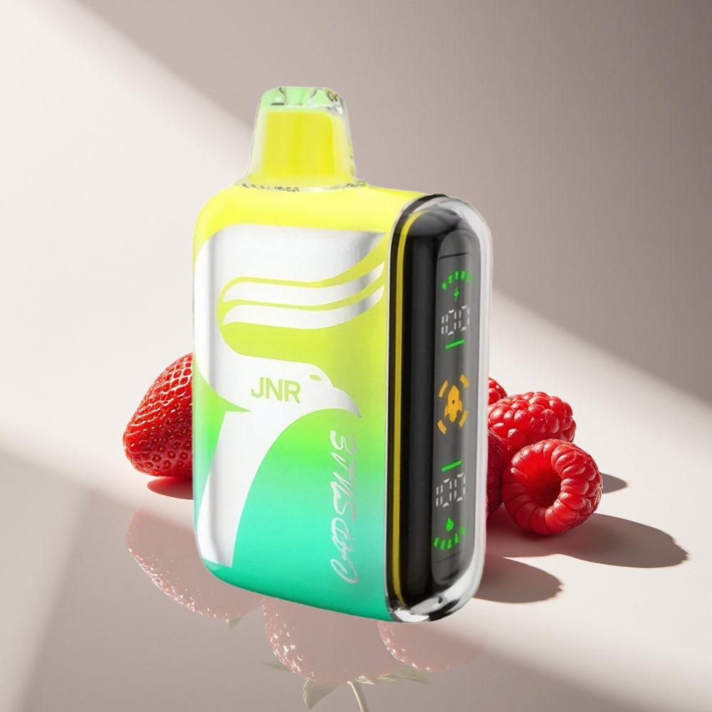 JNR Capsule 15000 Клубничная Малиновая Вишня с Dual Mesh и LED Display