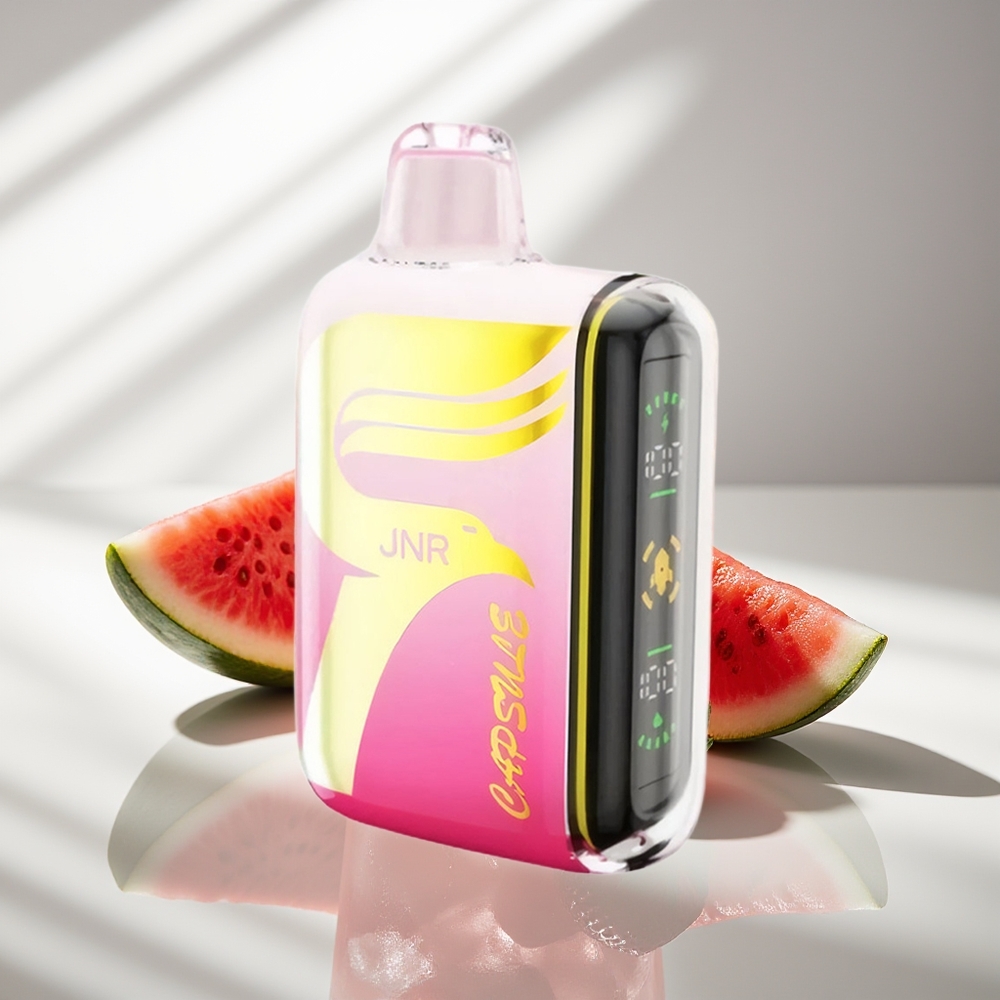 JNR Capsule 15000 Клубничный Арбузный Лёд с Двойной Сеткой и Быстрой Зарядкой