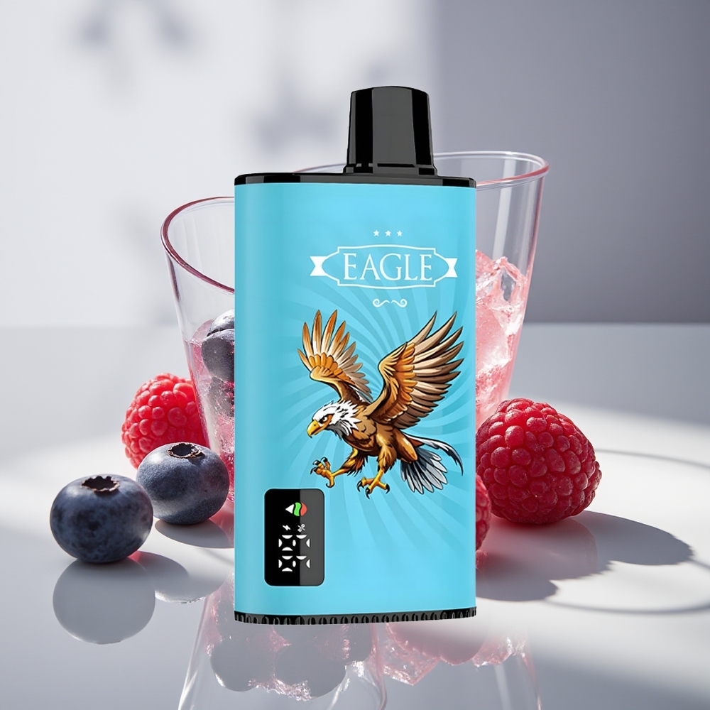 JNR EAGLE Smart 23000 Черничная Кислая Малина с Цифровым Экраном и 25мл Жидкости
