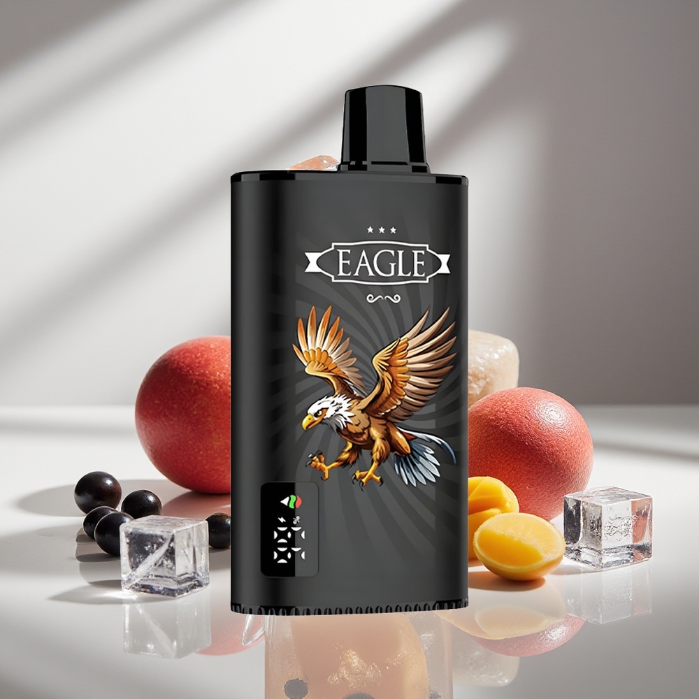 JNR EAGLE Smart 23000 Чёрная смородина Манго Лёд с цифровым экраном и регулируемым воздушным потоком