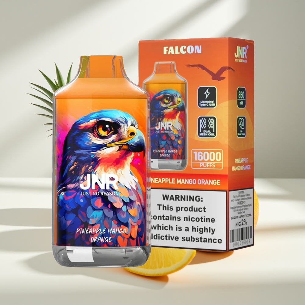 JNR Falcon 16000 Ананас Манго Апельсин 850 мAh Dual Mesh