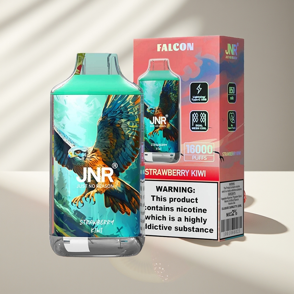 JNR Falcon 16000 Клубничный Киви 850 мАч 22мл Dual Mesh
