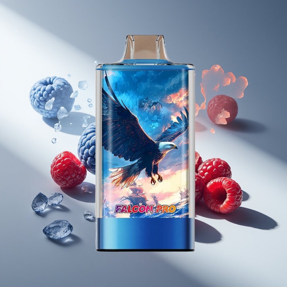 JNR Falcon Pro 28000 Голубая Малина Вишня 30мл Dual Mesh