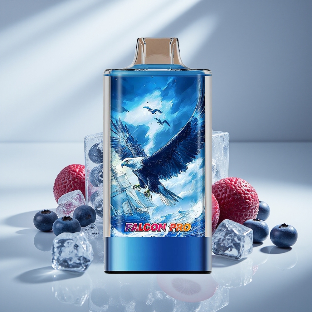 JNR Falcon Pro 28000 Голубичный Лёд с 30мл и Dual Mesh