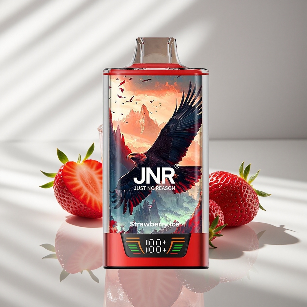 JNR Falcon Pro 28000 Клубничный Лёд с Dual Mesh и USB Type-C