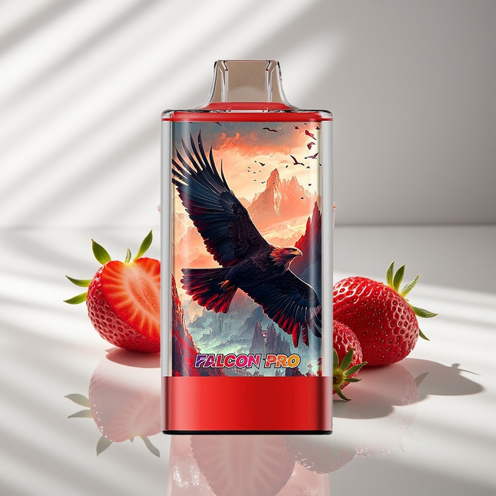 JNR Falcon Pro 28000 Клубничный Лёд с Dual Mesh и USB Type-C