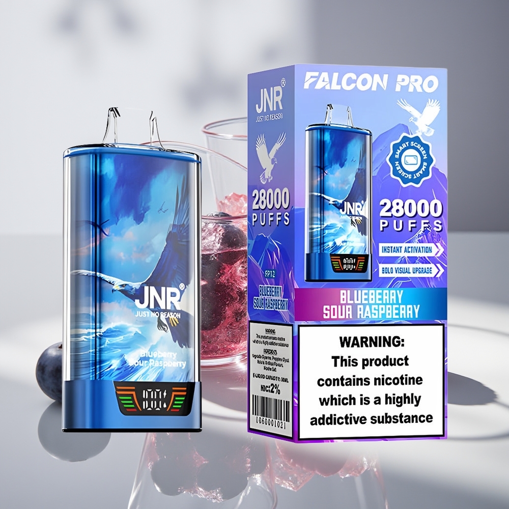 JNR Falcon Pro 28000 Чернично-кислая малина с двойной сеткой и USB-C