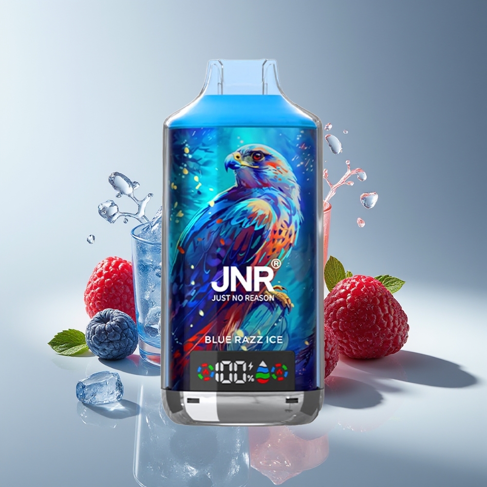 JNR Falcon X 18000 Синий Малиновый Лёд 750mAh Dual Mesh