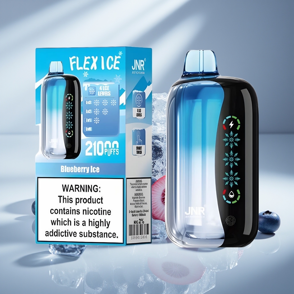 JNR Flex Ice 21000 Голубичный Лёд с Настройкой Холода и Двойной Сеткой