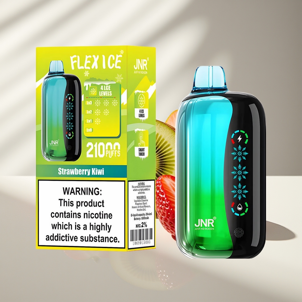 JNR Flex Ice 21000 Клубничный Киви с Настраиваемым Льдом и Двойной Сеткой