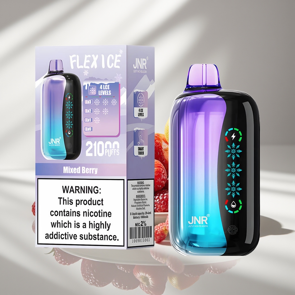 JNR Flex Ice 21000 Смешанные Ягоды с Настраиваемым Льдом и Dual Mesh