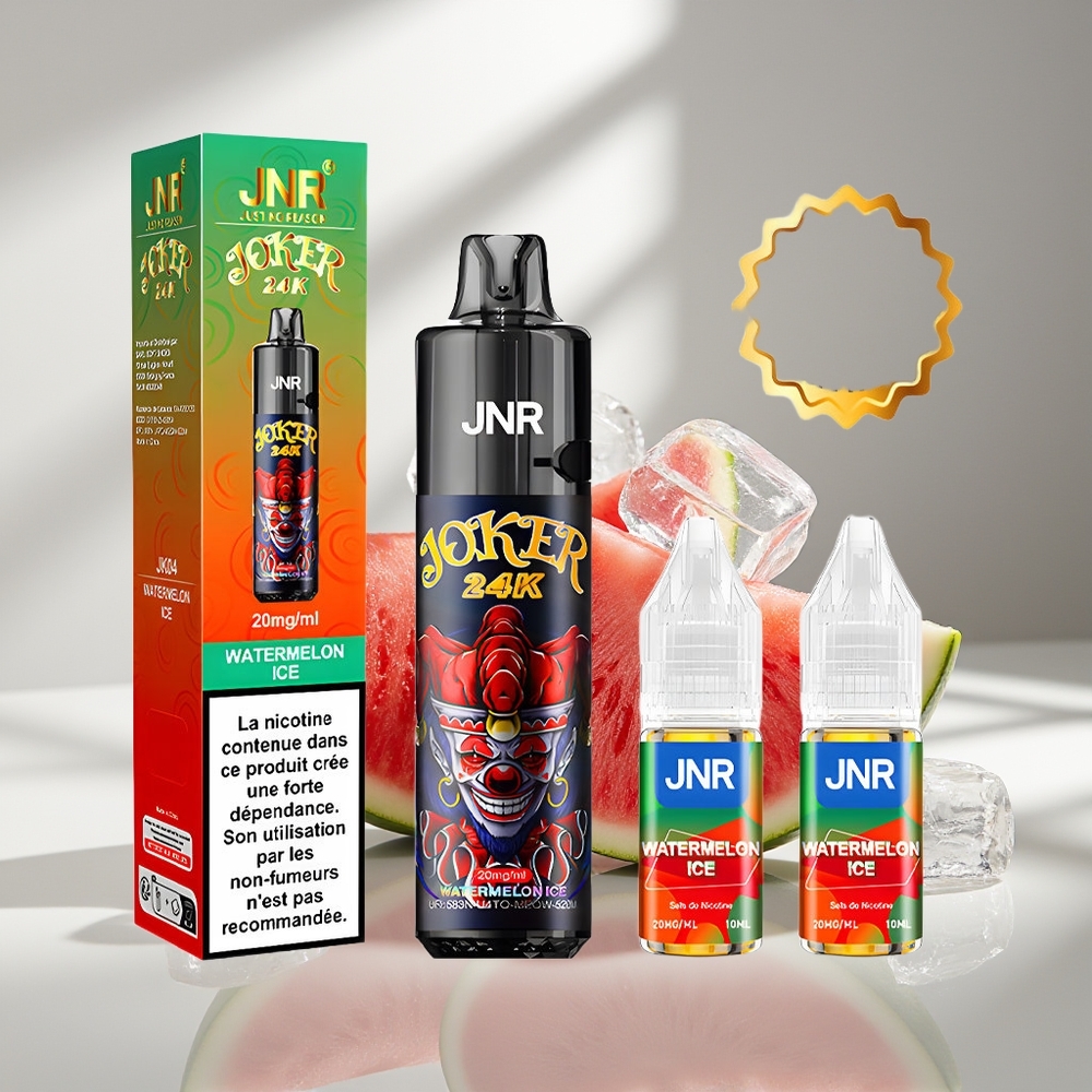 JNR Joker 24K Арбузный Лёд с 2 никотина и Type-C зарядкой
