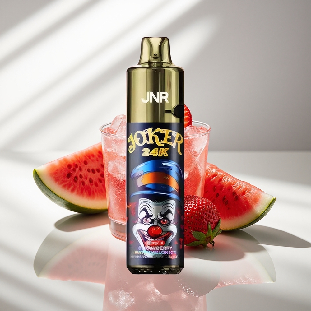 JNR Joker 24K Клубничный Арбузный Лед с 2 Никотина и 800mAh Батареей