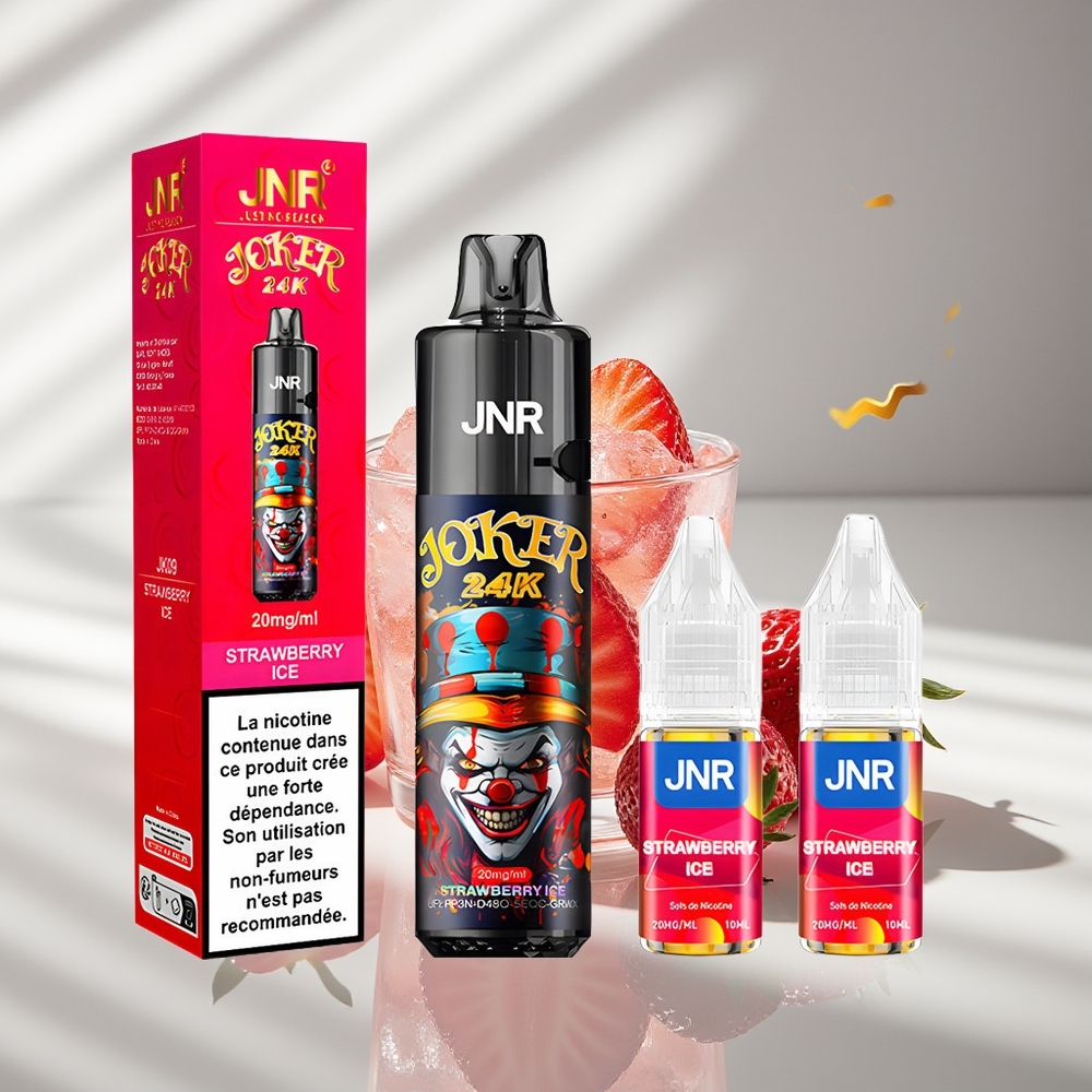 JNR Joker 24K Клубничный Лёд с 10мл и 800мАч