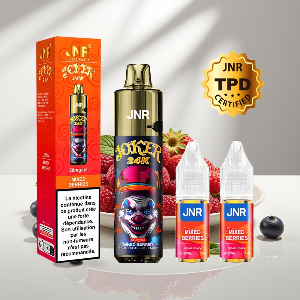 JNR Joker 24K Смешанные Ягоды 2 Никотин 10мл Наполнение