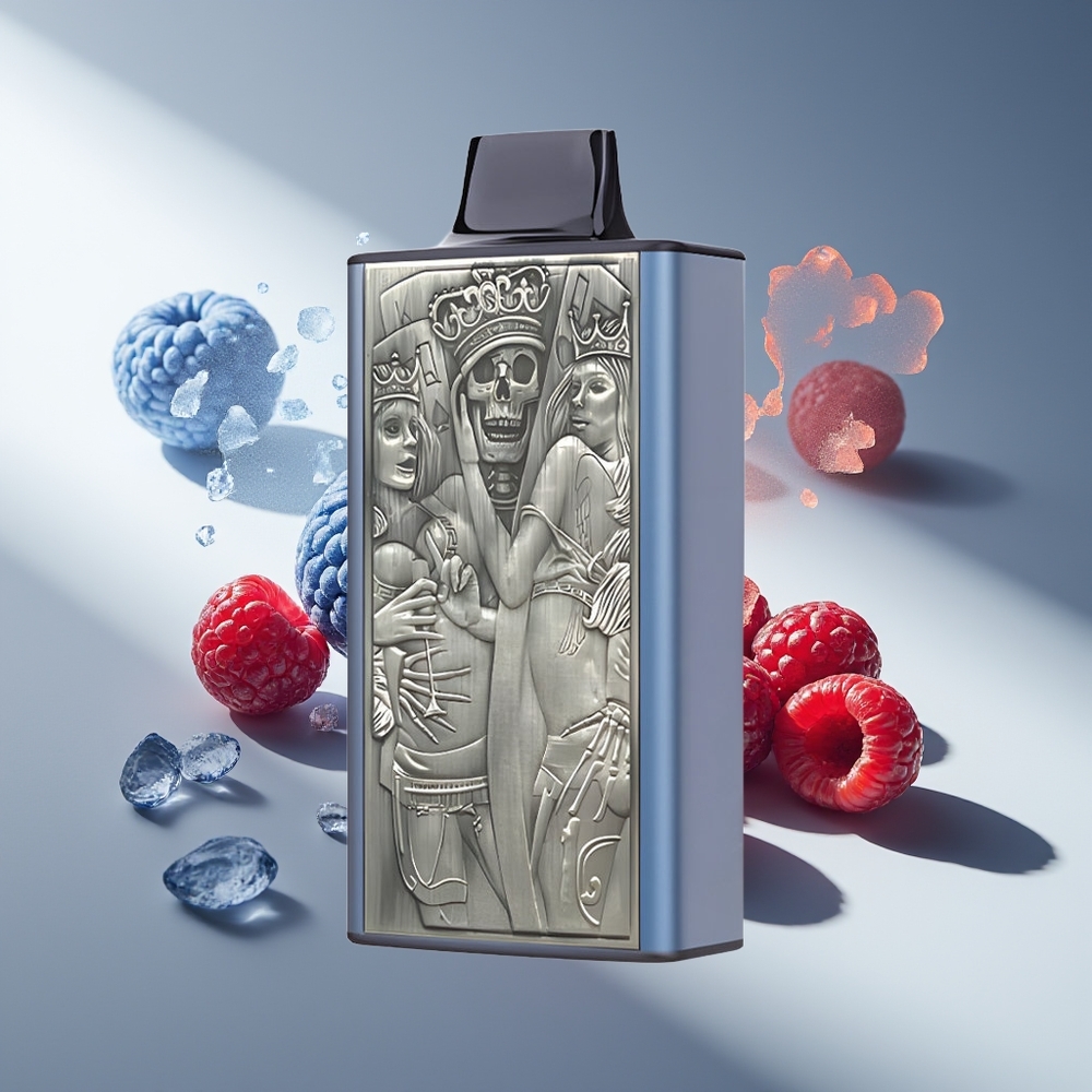 JNR Mega Box 25000 Голубая Малина Вишня 30мл Тип-C