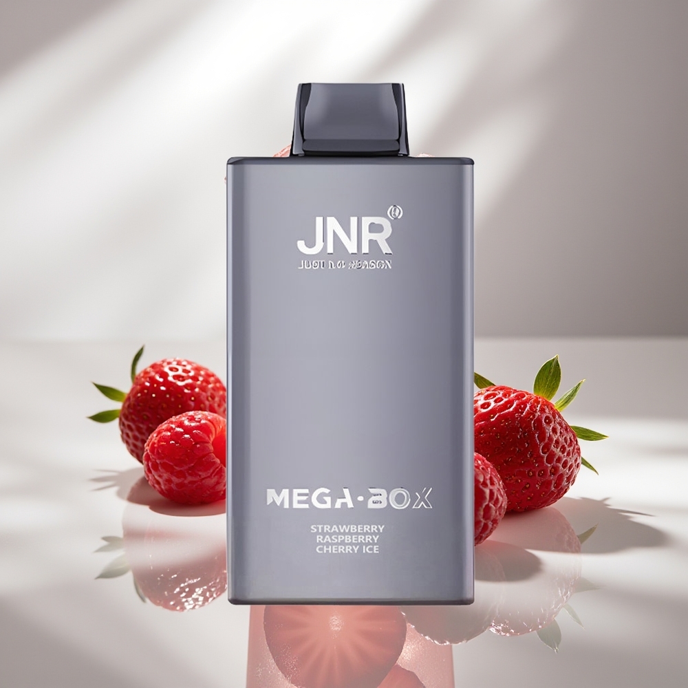 JNR Mega Box 25000 Клубничная Малиновая Вишня Лед с Dual Mesh Coil и Type-C Зарядкой