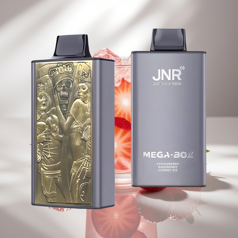 JNR Mega Box 25000 Клубничная Малиновая Вишня Лед с Dual Mesh Coil и Type-C Зарядкой