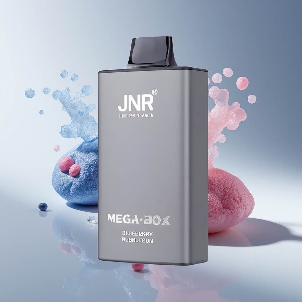 JNR Mega Box 25000 Черничная Жвачка с Двойной Сеткой и Быстрой Зарядкой