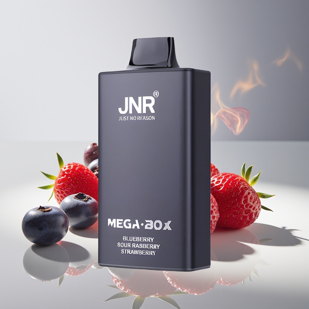 JNR Mega Box 25000 Черничный Кислый Малина Клубника Тип-C Быстрая Зарядка Двойной Сетчатый Испаритель