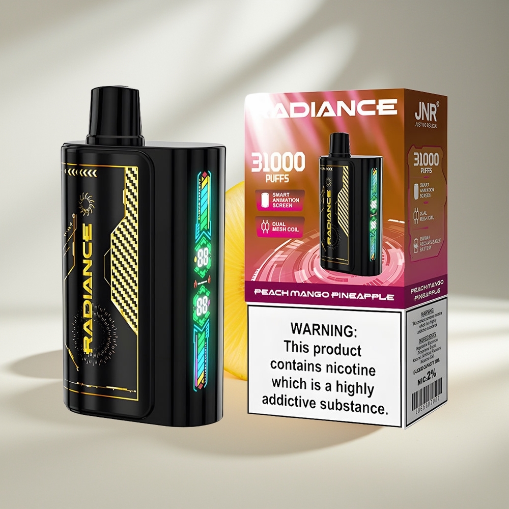 JNR Radiance 31000 Персик Манго Ананас с Dual Mesh Coil и Type-C Зарядкой