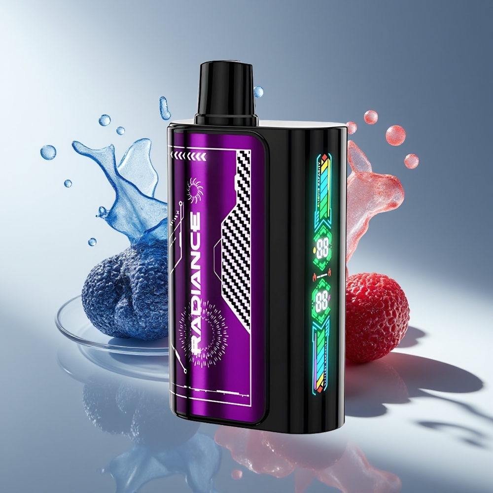 JNR Radiance 31000 Синяя Малиновая Вишня с Двойной Сеткой и Тип-C