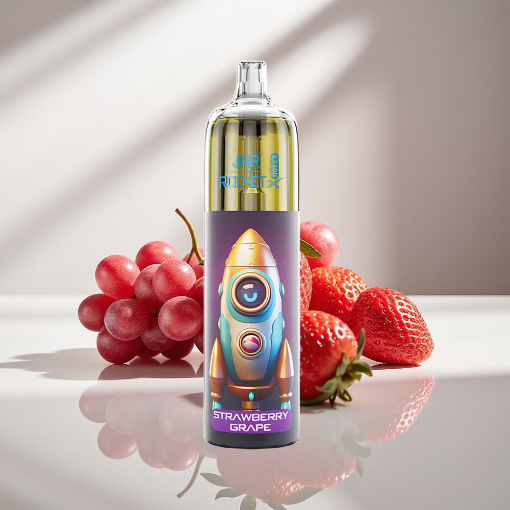JNR Rocket-X 12400 Клубничный Виноград с RGB Подсветкой и Быстрой Зарядкой Type-C