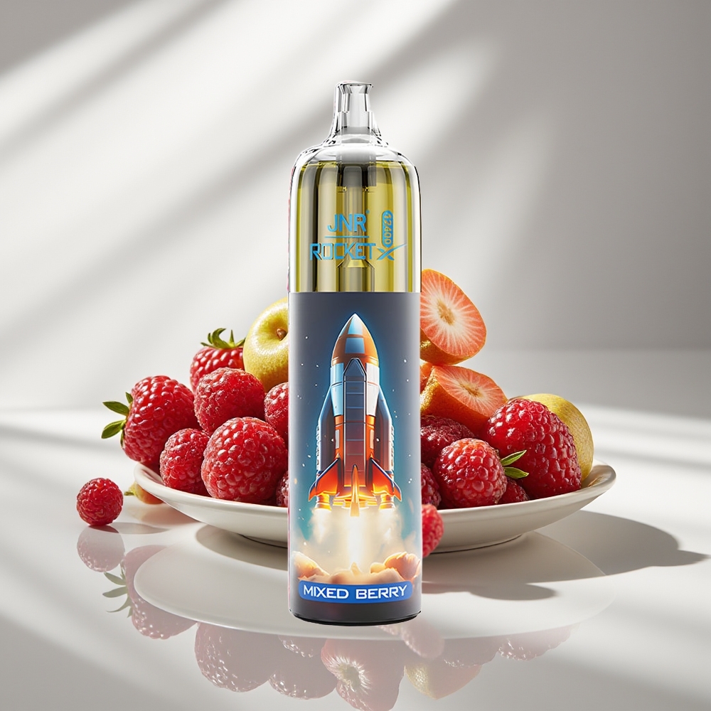 JNR Rocket-X 12400 Смешанная Ягода с RGB Подсветкой и Быстрой Зарядкой Type-C