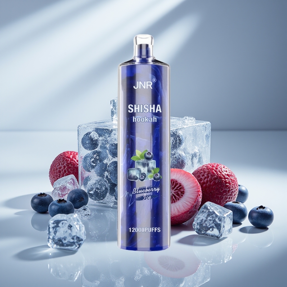 JNR Shisha Hookah 12000 Голубичный Лёд 750mAh 24мл