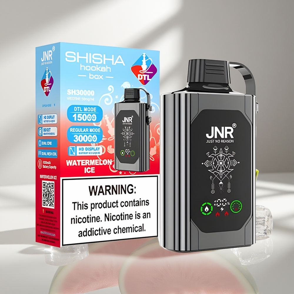JNR Shisha Hookah Box 20500 Арбузный Лёд HD 25мл Двойная Сетка