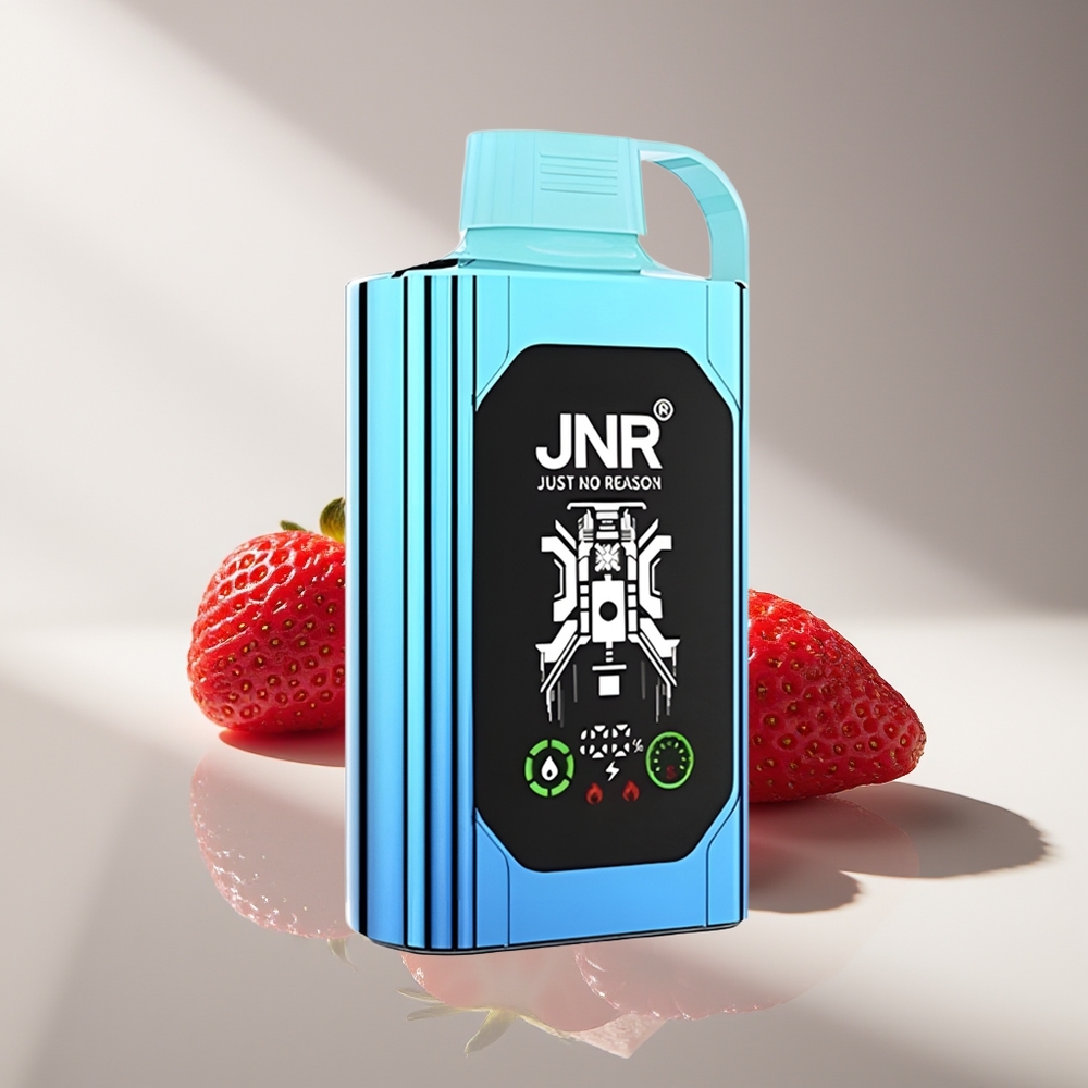 JNR Shisha Hookah Box 20500 Клубнично-малиновая конфета с HD дисплеем и двойной сетчатой спиралью