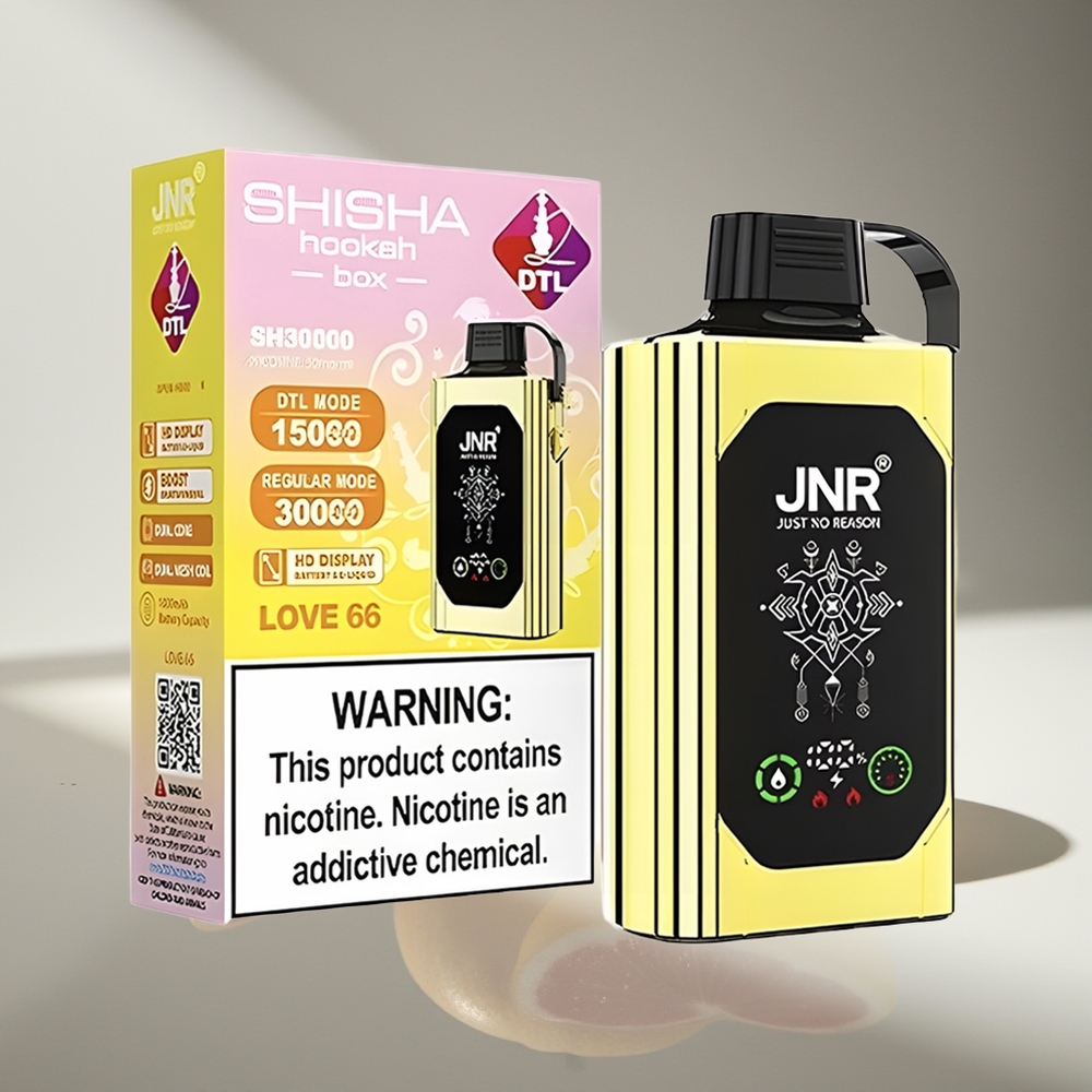 JNR Shisha Hookah Box 20500 Любовь 66 HD Дисплей и Двойная Сетчатая Катушка