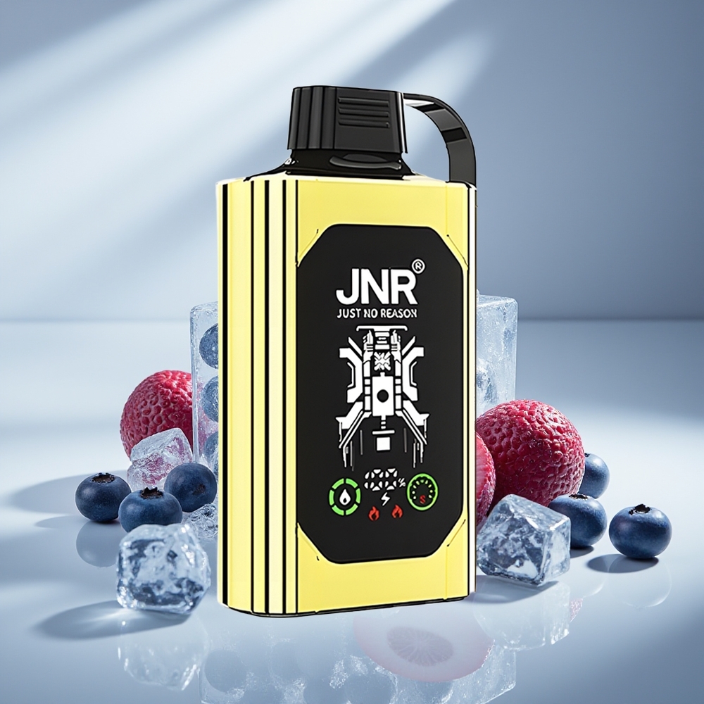 JNR Shisha Hookah Box 20500 Черничный Лёд с Dual Mesh и Type-C
