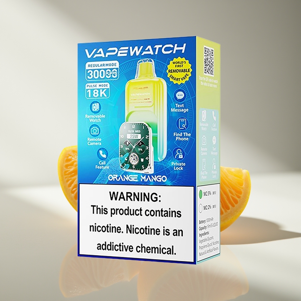 JNR VapeWatch 30000 Апельсиново-манговый Dual Mesh Type-C