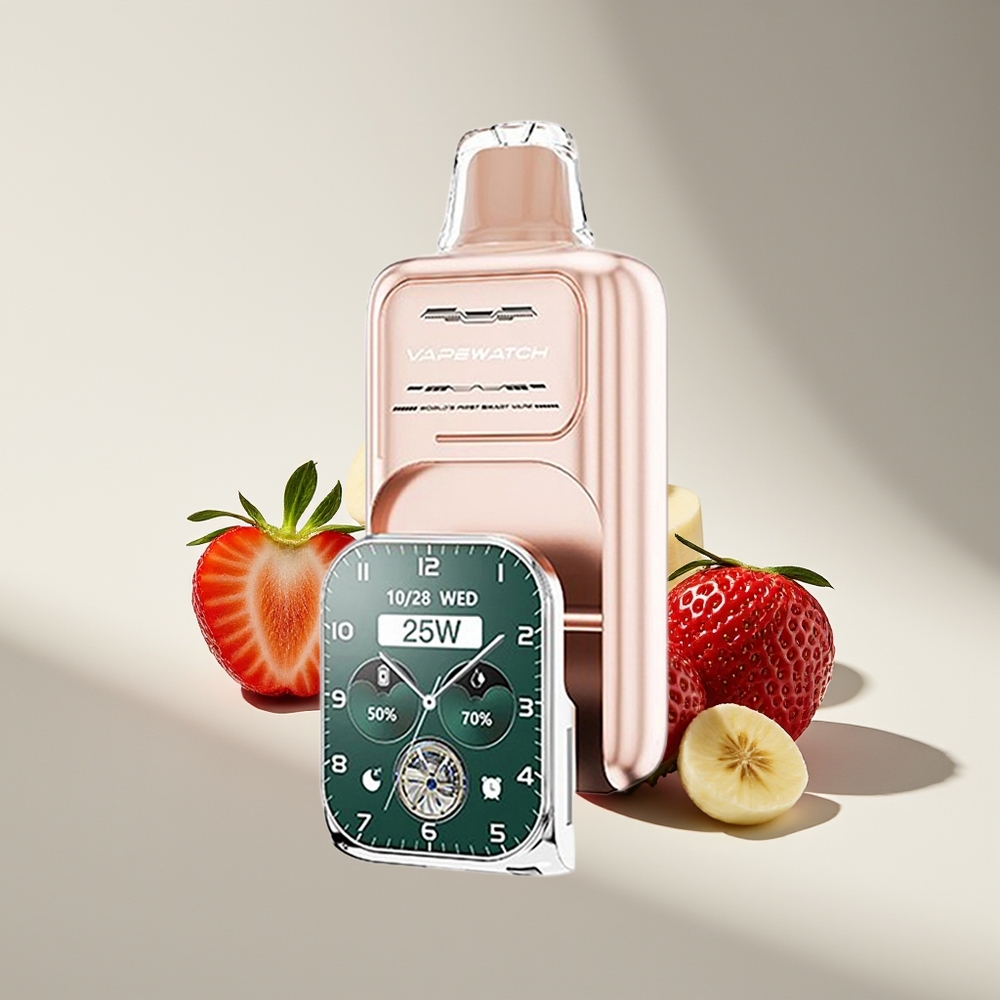 JNR VapeWatch 30000 Клубничный Банан 1000мАч Тип-C