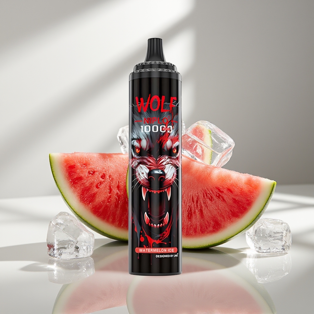 JNR Wolf Niplo 10000 Арбузный Лёд 20ml 650mAh