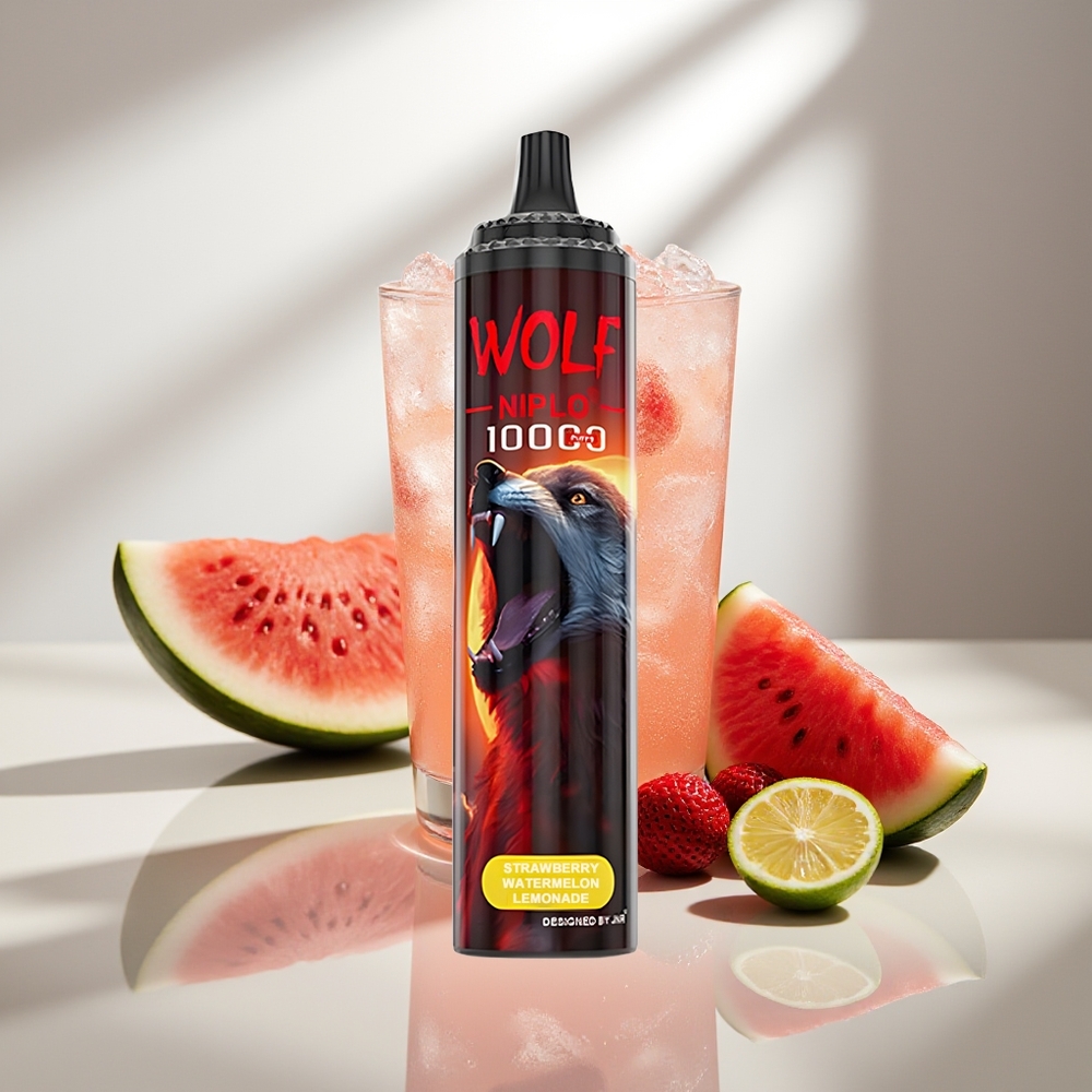 JNR Wolf Niplo 10000 Клубничный Арбузный Лимонад с Mesh Coil и Type-C