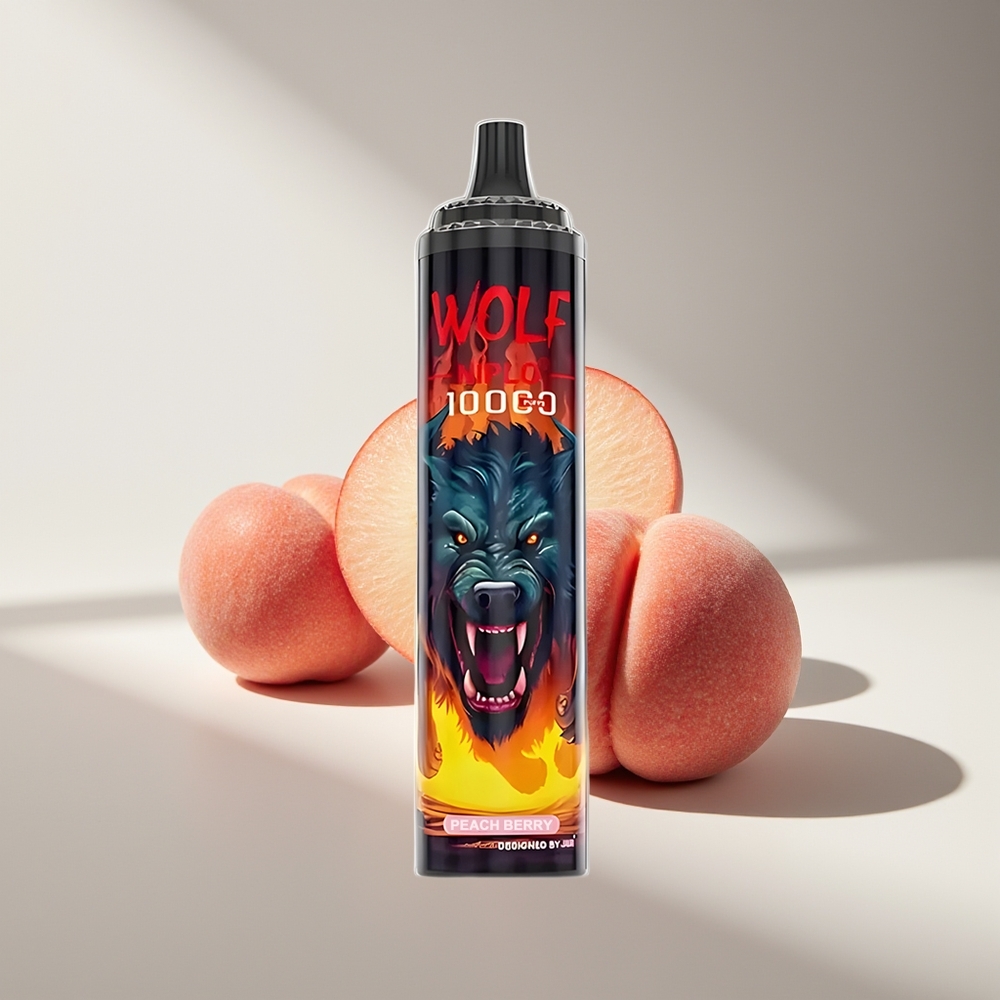 JNR Wolf Niplo 10000 Персиковая Ягода 20мл 10Ω