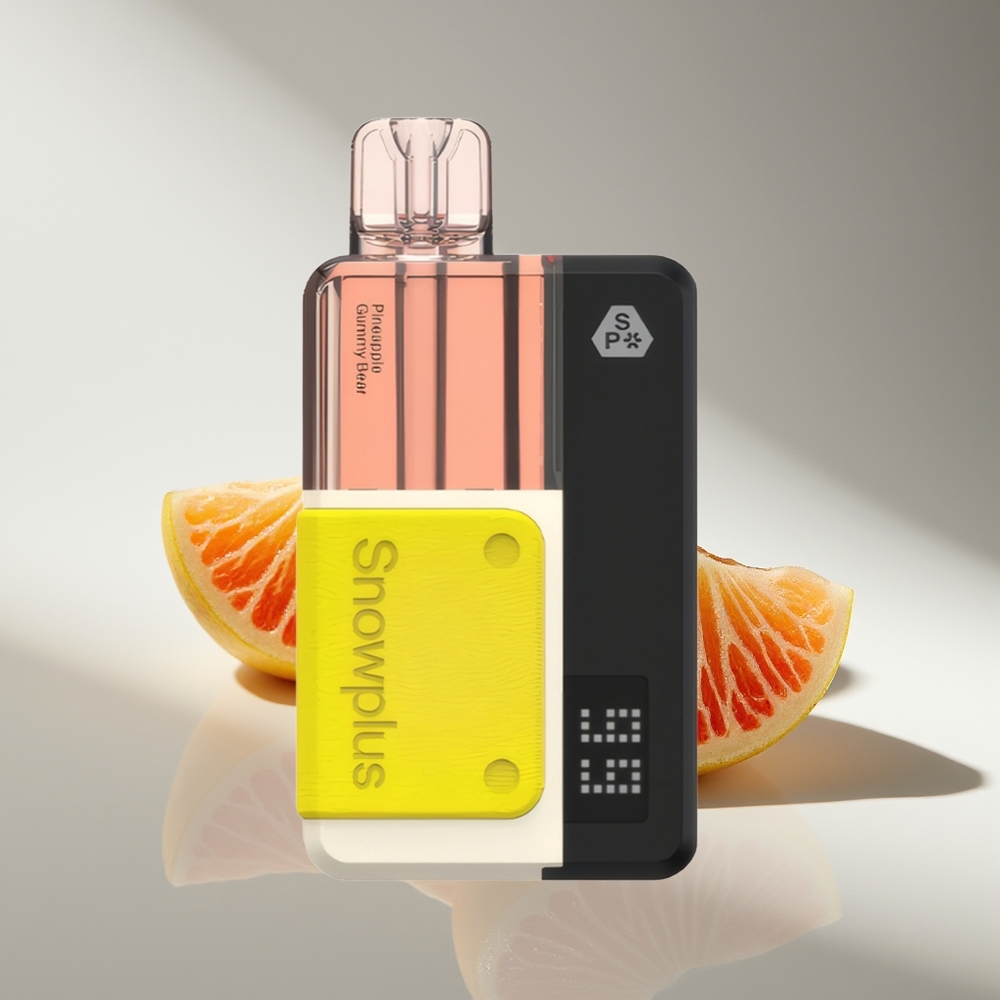 Snowplus Swift 15000 Puffs Pod Kit Ананасовый мармеладный мишка Двойная Сетка 1000 мАч