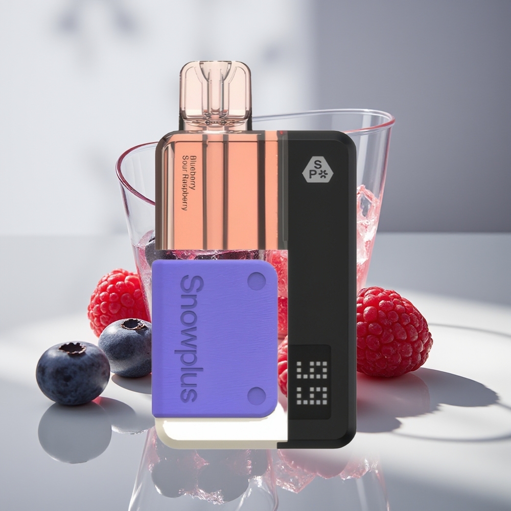 Snowplus Swift 15000 Puffs Pod Kit Чернично-кислая малина с двойной сеткой и 1000 мАч